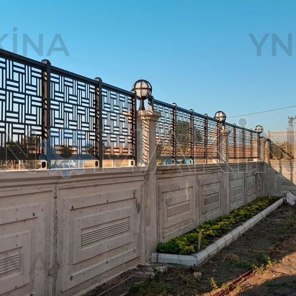 Duvar Üstü Lazer Kesim Korkuluk 01