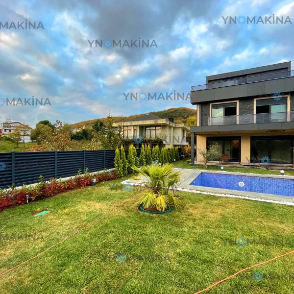 Bahçe Korkulukları Duvar Çiti Villa Korkuluk Duvar Üstü Korkuluk 002