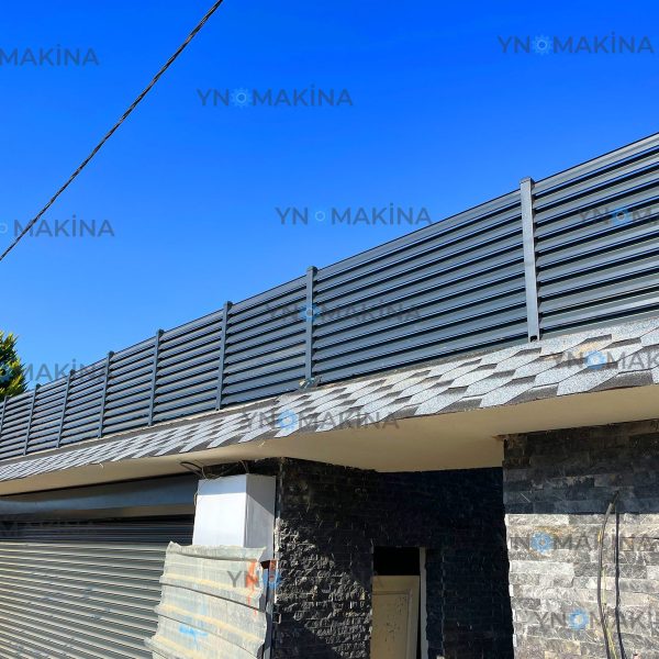 Bahçe Korkulukları Duvar Çiti Villa Korkuluk Duvar Üstü Korkuluk 003
