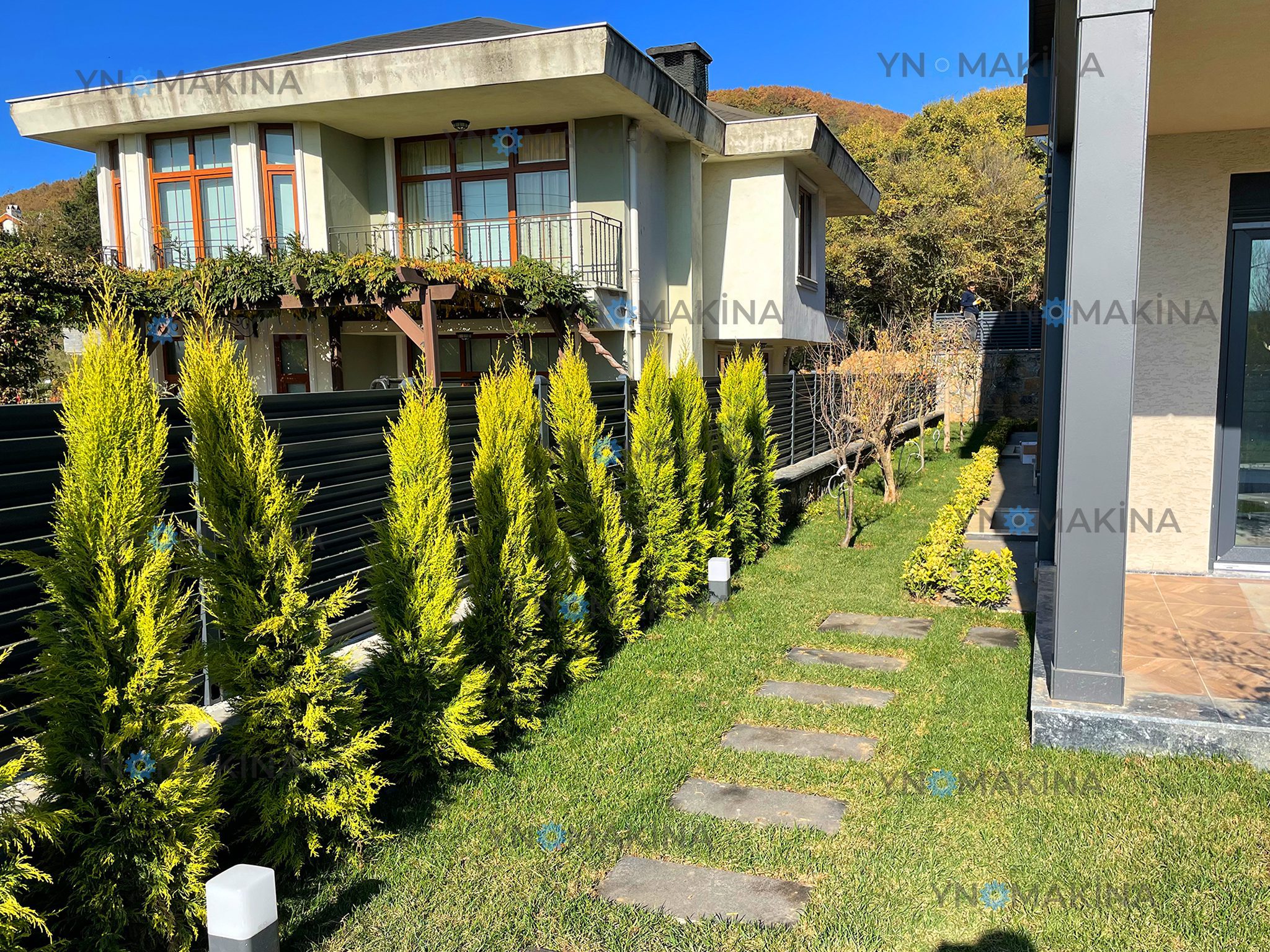 Bahçe Korkulukları Duvar Çiti Villa Korkuluk Duvar Üstü Korkuluk 008 Bahçe Korkulukları Duvar Çiti Villa Korkuluk Duvar Üstü Korkuluk 008