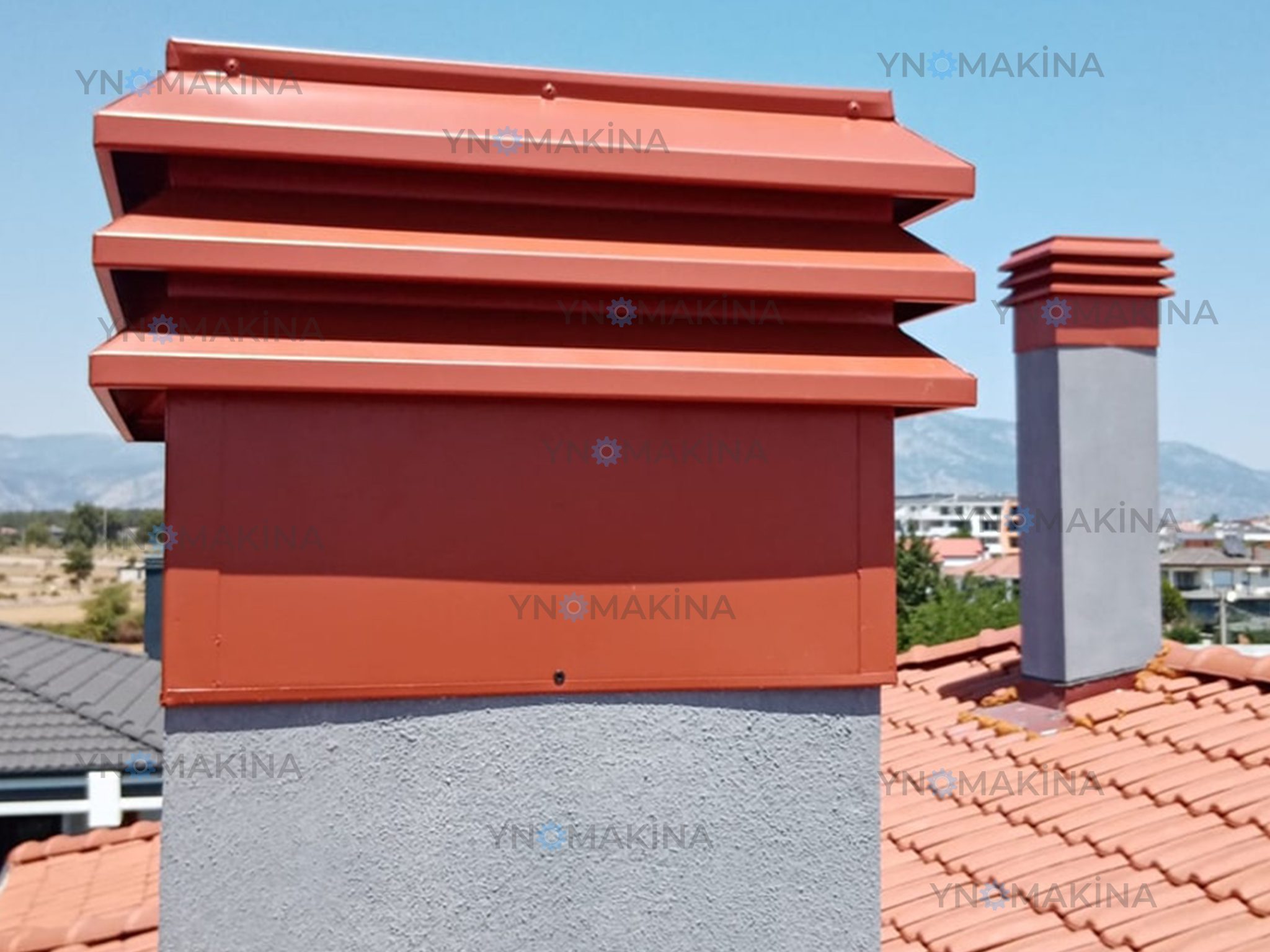 Panjurlu Menfezli Baca Şapkası Panjurlu Menfezli Baca Şapkası